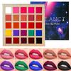 Lipstick Palette Nude Red Peach Pink Shades 25 Color, DE'LANCI Professional Moisturizing Lip Gloss, Long Lasting Soft Smooth Lipstick Pallet Waterproof, Pigmented Halloween Face Paint Costume Makeup view 1