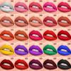 Lipstick Palette Nude Red Peach Pink Shades 25 Color, DE'LANCI Professional Moisturizing Lip Gloss, Long Lasting Soft Smooth Lipstick Pallet Waterproof, Pigmented Halloween Face Paint Costume Makeup view 2
