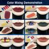 Lipstick Palette Nude Red Peach Pink Shades 25 Color, DE'LANCI Professional Moisturizing Lip Gloss, Long Lasting Soft Smooth Lipstick Pallet Waterproof, Pigmented Halloween Face Paint Costume Makeup view 4