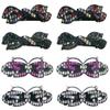 Set of 8 JCGY Metal Barrettes 2 Designs: Short/Wide Butterfly and RibbonBow Barrettes 0552/0646multiJetFuCry view 1