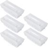 Boao 5 Pcs Hand Scrub Brushes for Nail Cleaning Fingernail Brush Soft Non Disposable Scrub Brush Plastic Hands Nail Cleaning Brushes for Men Women Kids (White) view 1