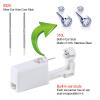 Self Ear Piercing Kit - 10 Pack Disposable Gun with Sterling Silver Ear Sticks and Clean Tool for Nose Studs, Cartilage, Tragus, Helix Piercing view 2