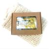 Exfoliating Foot Scrub Bar/ Peppermint and Eucalyptus/ With Exfoliating Cloth view 1