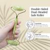 3-in-1 Jade Gua Sha and Face Roller Set, Birth Flowers Design, Face Massage Tools for Skin Head Body Shoulders Muscle, Facial Treatment Skin Tool for Puffy Eyes Saggy Skin and Tired Muscles (Custom) view 2