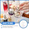 Box Rotating Storage Rack Makeup Cosmetics Carousel Cosmetic Holder Acrylic Skincare Organizer Cosmetic Containers Durable Cosmetics Container Household Pc To Rotate Drawer view 4