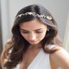 JAKAWIN Pearl Bride Wedding Hair Piece Silver Rhinestone Flower Bridal Hair Vine Accessories for Women (1 Silver) view 3