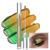 BIOKUSY Multichrome Liquid Eyeshadow, Chameleon Metallic Green Gold Color Shifting Holographic Gel Eye Shadow, High Pigmented, Quick-Drying, Waterproof Glitter Shimmer Gradient view 1