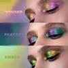 BIOKUSY Multichrome Liquid Eyeshadow, Chameleon Metallic Green Gold Color Shifting Holographic Gel Eye Shadow, High Pigmented, Quick-Drying, Waterproof Glitter Shimmer Gradient view 3