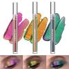 BIOKUSY 3 Colors Metallic Liquid Chameleon Eyeshadow, Multi-Dimensional Eye Looks, Long-lasting Holographic Glitter Multichrome Eyeshadows Makeup (#Peacock+Wonder+Ember) view 1