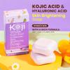 Koji White Kojic Acid & Hyaluronic Acid Skin Brightening Soap for Hydrating, Face Moisturizer, Skin Radiant, Cleansing Bar, Reduces the Appearance of Wrinkles with Vitamin E, Vegan, 2.82 Oz (2 Bars) view 2
