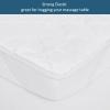2-Piece Waterproof Massage Table Sheet Set, Extra Soft, Cushy, for Massage Tables, Includes Massage Fitted Sheet and Face Rest Cover, White view 2