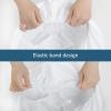 2-Piece Waterproof Massage Table Sheet Set, Extra Soft, Cushy, for Massage Tables, Includes Massage Fitted Sheet and Face Rest Cover, White view 4