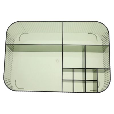 IMIKEYA Household Multi Cosmetic Organizer Plastic Makeup Storage for Vanity Desktop Makeup Case Ample Capacity Space-saving Design for Tidy Cosmetics Present for Friends and Loved