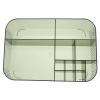 IMIKEYA Household Multi Cosmetic Organizer Plastic Makeup Storage for Vanity Desktop Makeup Case Ample Capacity Space-saving Design for Tidy Cosmetics Present for Friends and Loved view 1