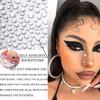 12 Sheets Self Adhesive Rhinestones for Makeup Eyes Face Jewels Gems Face Gems Stick on Rave Festival Accessories Costume For Women Bling Hair Rhinestone Stickers view 4