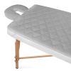 2-Piece Waterproof Massage Table Sheet Set, Extra Soft, Cushy, for Massage Tables, Includes Massage Fitted Sheet and Face Rest Cover, Grey view 1