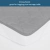 2-Piece Waterproof Massage Table Sheet Set, Extra Soft, Cushy, for Massage Tables, Includes Massage Fitted Sheet and Face Rest Cover, Grey view 2