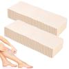 Maitys 200 Pieces Body and Facial Muslin Strips for Hair Removal Natural Muslin Epilating Strips 2.8 x 7.9 Inches Large Bulk for Women and Men view 1