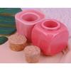 2pcs Porcelain Material Dappen Dish with Soft Wooden Cap Nail Art Acrylic Powder Nail Art Tools Porcelain Cup Porcelain Dappen Cup Nail Art Acrylic Liquid Powder Dappen Dish, Pink view 4