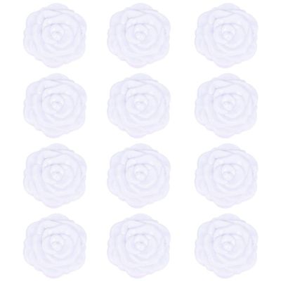 Beaupretty Folding Travel Mirror 12pcs Folding Compact Mirror Plastic Rose Flower Travel Makeup Mirror Portable Pocket Cosmetic Mirror for Travel Outdoor Handbag White Girl Purses