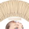 Demissle Hair Removal Waxing Sticks, 800 Pack Wooden Wax Applicator Sticks for Eyebrow, Lip, Nose, Facial Hair Waxing, Smooth Skin Use, Includes 8 Bags of 100 Pieces Each view 1