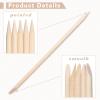 Demissle Hair Removal Waxing Sticks, 800 Pack Wooden Wax Applicator Sticks for Eyebrow, Lip, Nose, Facial Hair Waxing, Smooth Skin Use, Includes 8 Bags of 100 Pieces Each view 3