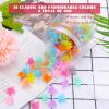100 Pieces Butterfly Hair Clips with Box - Cute Mini Clips and Hair Accessories for Women (Jelly Color) view 4