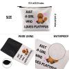 G2TUP Platypus Lover Gift Who Loves Platypus Makeup Bag Platypus Owner Cosmetic Bag Platypus Mom Gift Animal Lover Gift Zipper Travel Bag (Loves Platypus White Bag) view 3