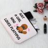 G2TUP Platypus Lover Gift Who Loves Platypus Makeup Bag Platypus Owner Cosmetic Bag Platypus Mom Gift Animal Lover Gift Zipper Travel Bag (Loves Platypus White Bag) view 4