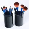 10 Pcs Makeup Brush Set Loose Powder Blush Brush Beauty Tool Goblet Style Makeup Brush Bristles Soft and Slender Contouring Brush Beauty Brush Eyebrow Comb Set (Blue + Orange Bottom Brown Head + opp Packaging) view 2