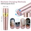 Augot Hair Removal for Women, 4 in 1 Painless Facial Hair Remover, Rechargeable Bikini Trimmer Portable Electric Shaver Flawless Epilator Razors for Women Pubic Eyebrow Nose Lip Face Leg Body Hair view 2