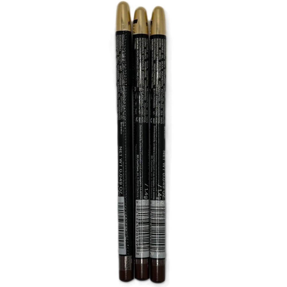 3 Pack Jordana 29 Brown Best Brow Pencil Define Long Lasting Wear