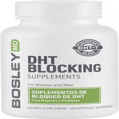 DHT Blocking Supplements  DHT7 Blend with Saw Palmetto, Kelp, Reishi Mushroom, Green Tea, Nettle Leaf, Dandelion Root & Pygeum Bark  Promotes Thicker, Fuller Hair for Men & Women  60 Capsules