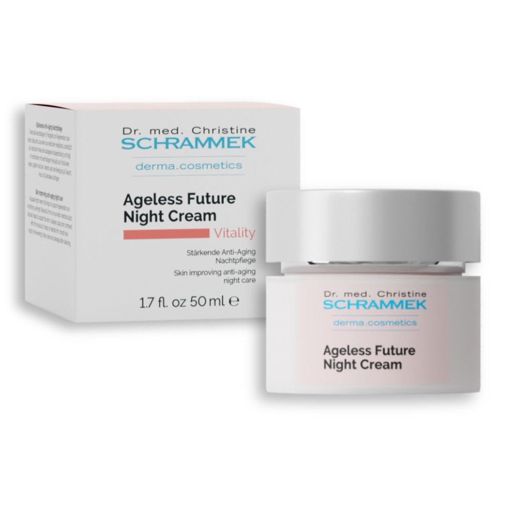 Ageless Future Night Cream (1.7 fl oz) - Skin Improving Anti-Aging Night Care  Regenerating Night Cream - with Vitamin A - Skin Care - Dr. Schrammek