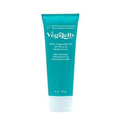 VegaJelly - 4 Ounce Tube | 100% All Natural Moisturizer | The Ultimate Alternative to Petroleum Jelly