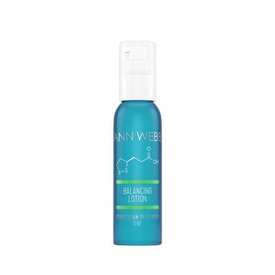 Ann Webb Skin Balancing Lotion - Lightweight Night Moisturizer for oily skin - Will not leave your skin greasy - Great for normail to oily skin types. (2 oz)