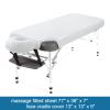 Massage Table Sheets 100% Waterproof 2-Piece Massage Table Cover Sets Multi-sizes Include Massage Fitted Sheet & Face Cradle Cover Ultra Soft & Skin-friendly Fit Massage Table & Facial Bed view 2