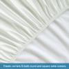 Massage Table Sheets 100% Waterproof 2-Piece Massage Table Cover Sets Multi-sizes Include Massage Fitted Sheet & Face Cradle Cover Ultra Soft & Skin-friendly Fit Massage Table & Facial Bed view 3