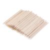 100pcs Orange Wood Stick for Nails Wood Cuticle Pusher Wood Cuticle Stick Orange Wood Stick Cutile view 1