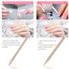 100pcs Orange Wood Stick for Nails Wood Cuticle Pusher Wood Cuticle Stick Orange Wood Stick Cutile view 2