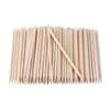100pcs Orange Wood Stick for Nails Wood Cuticle Pusher Wood Cuticle Stick Orange Wood Stick Cutile view 3