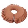Beauty Salon Face Pillow, Skin Friendly 360 Breathable Table Bed Face Pillow for Massage Traveling(Brown) view 1
