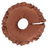 Beauty Salon Face Pillow, Skin Friendly 360 Breathable Table Bed Face Pillow for Massage Traveling(Brown) view 2