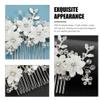 Beaupretty Elegant Bridal Hair Comb Flower and Accents Accessory for Weddings Engagements and Special Occasions for Brides and Bridesmaids view 3