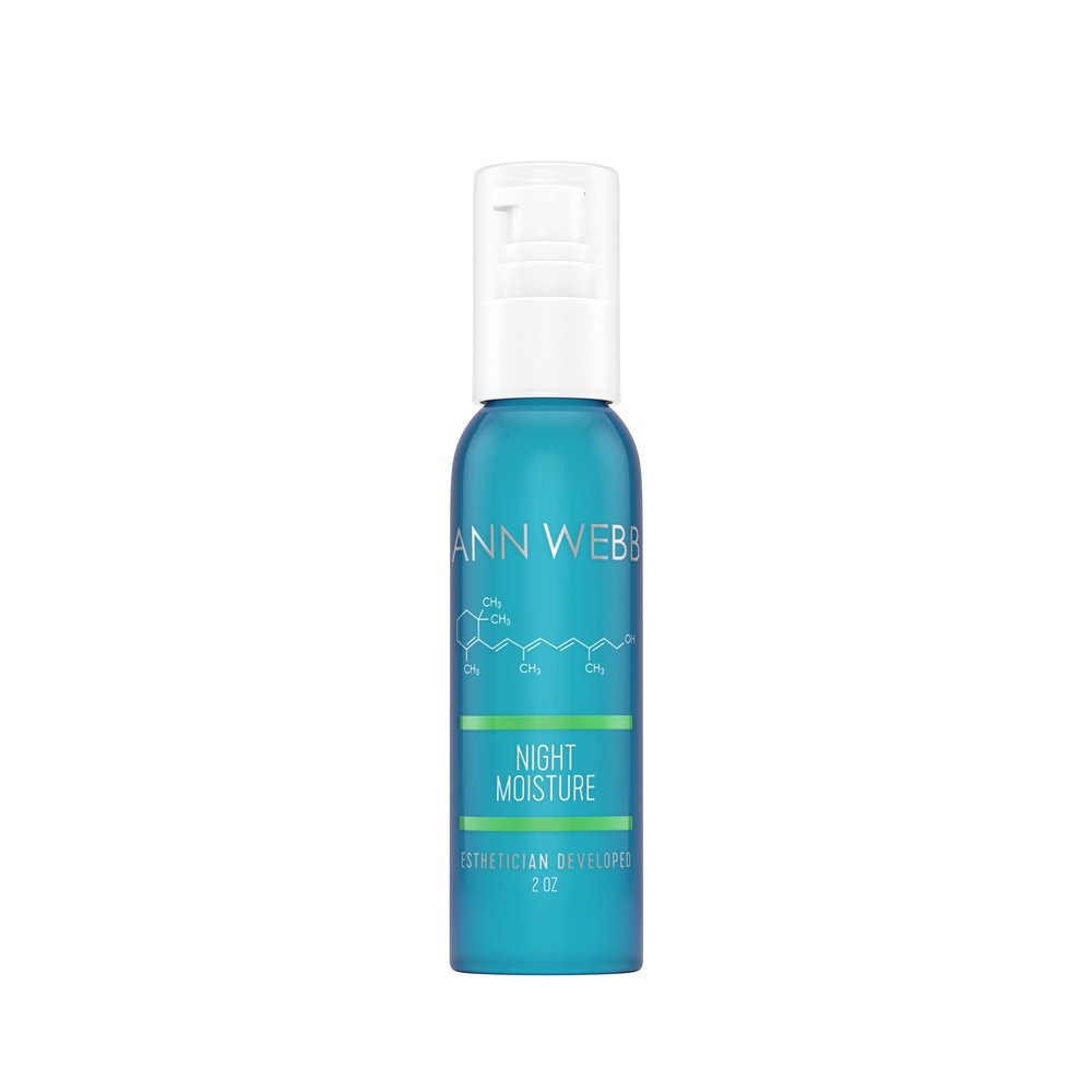 Ann Webb Night Moisture Lotion - Thick Night Moisturizer with Retinol - Night Cream-Firming Anti-Aging Wrinkle Cream 2oz