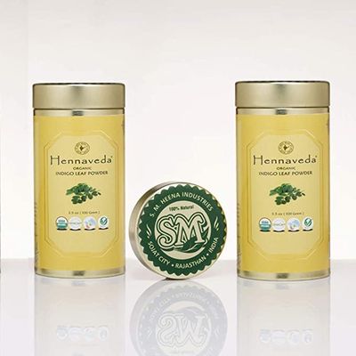 Hennaveda Organic Indigo Powder 100gx2