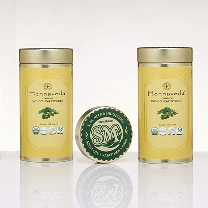 Hennaveda Organic Indigo Powder 100gx2