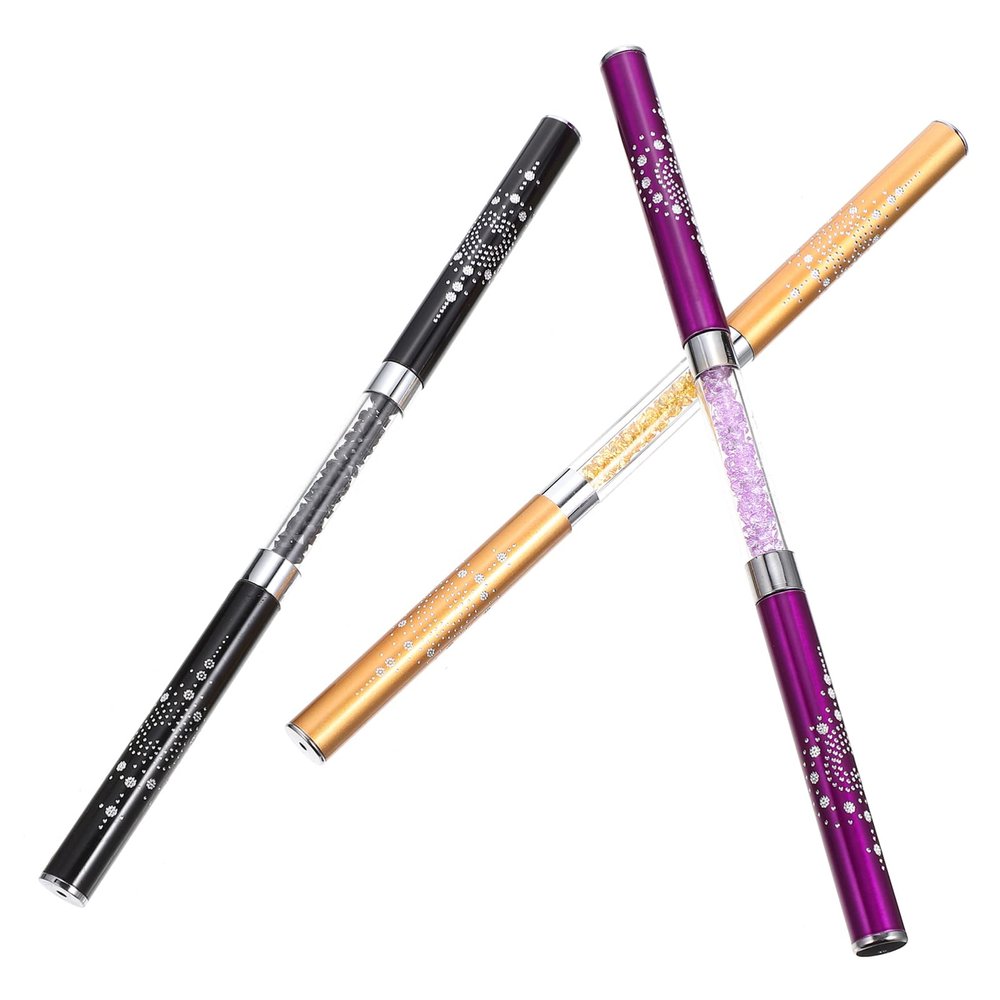 FOMIYES 3pcs Double-end Nail Art Drawing Pens Lightweight Manicure Tools for Salon and Home Use for Nail Painting Handles