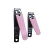 2pcs Small Nail Clippers Nail Trimmers Fingernail Toenail Cutters Nail File Steel Nail Clippers YOE Pocket Nails Manicure Accessories Travel Tool Care view 1