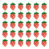 FRCOLOR 30Pcs Mini Strawberry Nail Charms 3D Fruit Nail Art Decorations Flatback Rhinestones for DIY Manicure Pedicure and Crafting view 1